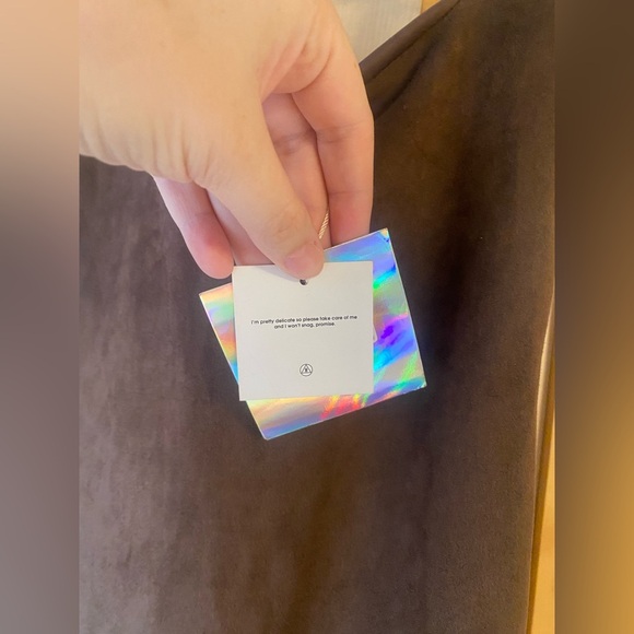 New!!! Missguided Chocolate Brown Faux Suede MIDI Cut-Out Dress Size 2 - Picture 7 of 12